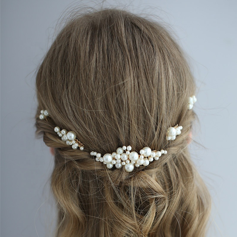 Bridal Pearl Pin & Comb Set (32-Piece)